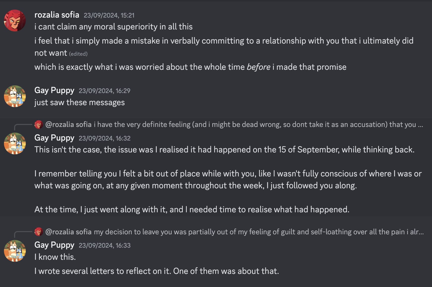 Zack uses manipulation tactic of downplaying his actions